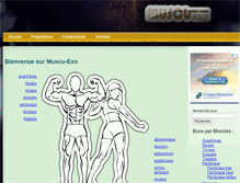 Tablet Screenshot of muscu-exo.fr